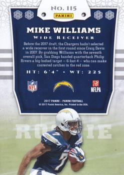 2017 Panini - Chainmail Armor #115 Mike Williams Back
