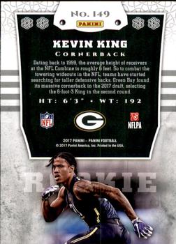 2017 Panini - Chainmail Armor #149 Kevin King Back