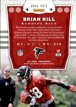2017 Panini - Chainmail Armor #153 Brian Hill Back