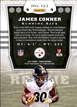 2017 Panini - Gold #123 James Conner Back