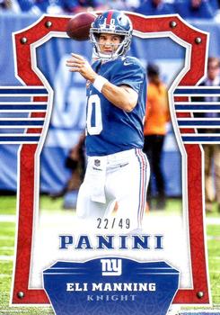 2017 Panini - Red #45 Eli Manning Front