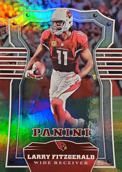 2017 Panini - Shining Armor Rainbow Foil #20 Larry Fitzgerald Front