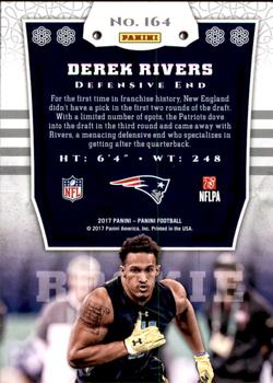 2017 Panini - Shining Armor Rainbow Foil #164 Derek Rivers Back