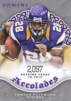 2017 Panini - Accolades #AC-AP Adrian Peterson Front
