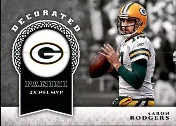 2017 Panini - Decorated #D-AR Aaron Rodgers Front