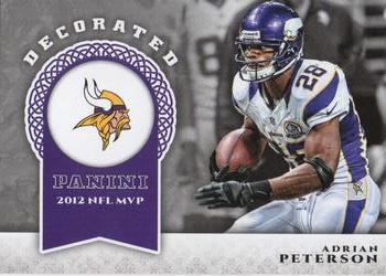 2017 Panini - Decorated #D-AP Adrian Peterson Front