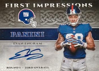 2017 Panini - First Impressions Autographs #FI-EE Evan Engram Front