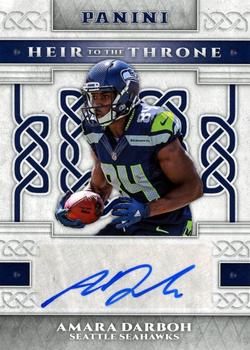 2017 Panini - Heir to the Throne Signatures #HTS-AD Amara Darboh Front