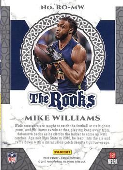 2017 Panini - The Rooks Green #RO-MW Mike Williams Back