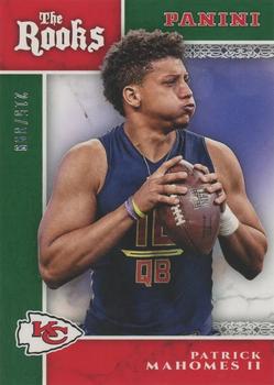 2017 Panini - The Rooks Green #RO-PM Patrick Mahomes II Front