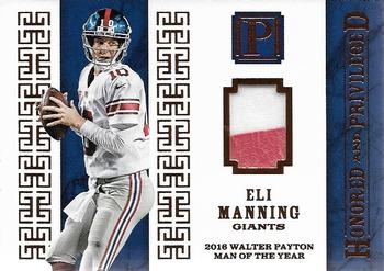 2017 Panini Pantheon - Honored and Privileged Bronze #HP-EM Eli Manning Front