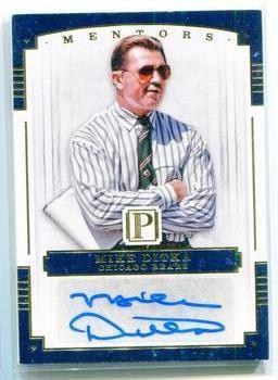 2017 Panini Pantheon - Mentors Gold #M-MD Mike Ditka Front