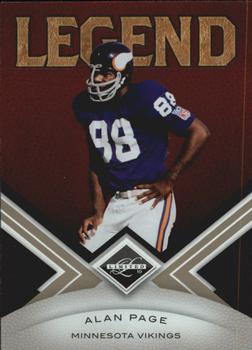 2010 Panini Limited #101 Alan Page  Front