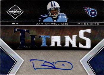 2010 Panini Limited #221 Damian Williams  Front