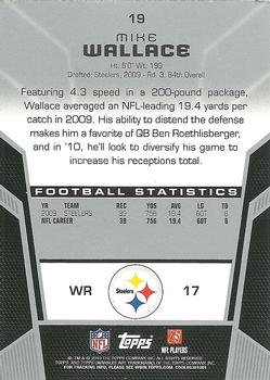 2010 Topps Unrivaled #19 Mike Wallace  Back