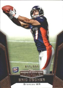 2010 Topps Unrivaled #110 Eric Decker  Front
