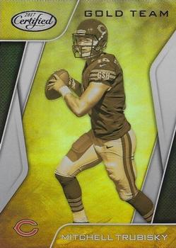 2017 Panini Certified - Gold Team #GT-MT Mitchell Trubisky Front
