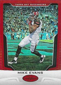 2017 Panini Certified - Mirror Red #91 Mike Evans Front