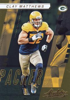 2017 Panini Absolute #9 Clay Matthews Front