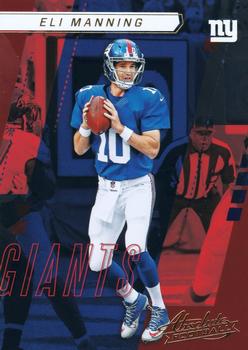 2017 Panini Absolute #35 Eli Manning Front