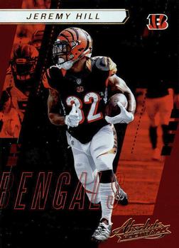 2017 Panini Absolute #78 Jeremy Hill Front