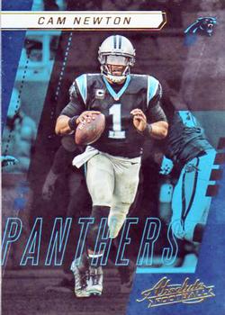 2017 Panini Absolute #89 Cam Newton Front