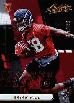 2017 Panini Absolute #151 Brian Hill Front