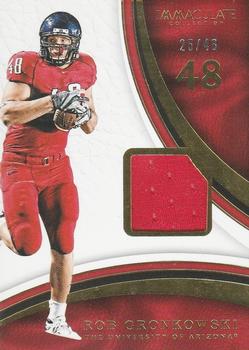 2017 Panini Immaculate Collection Collegiate - Immaculate Numbers Memorabilia #54 Rob Gronkowski Front