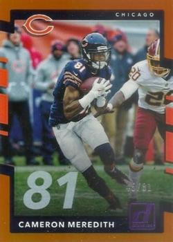 2017 Donruss - Jersey Number #3 Cameron Meredith Front