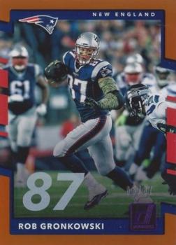 2017 Donruss - Jersey Number #25 Rob Gronkowski Front