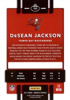 2017 Donruss - Jersey Number #153 DeSean Jackson Back