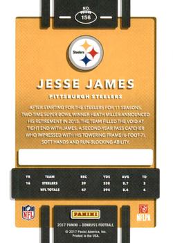 2017 Donruss - Jersey Number #156 Jesse James Back