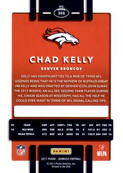 2017 Donruss - Jersey Number #369 Chad Kelly Back