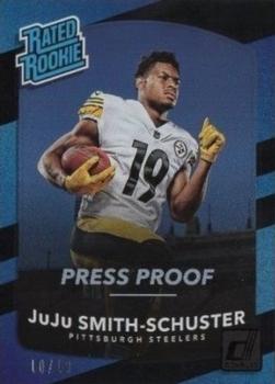 2017 Donruss - Press Proof Black #326 JuJu Smith-Schuster Front
