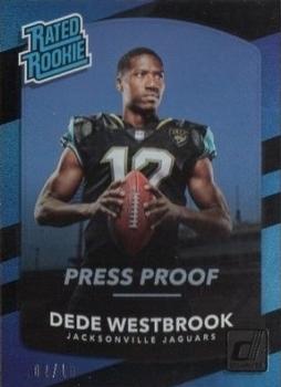 2017 Donruss - Press Proof Black #337 Dede Westbrook Front