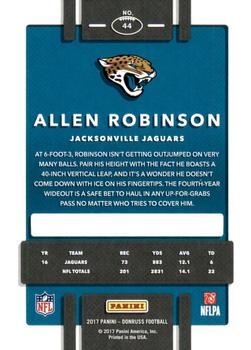 2017 Donruss - Press Proof Blue #44 Allen Robinson Back