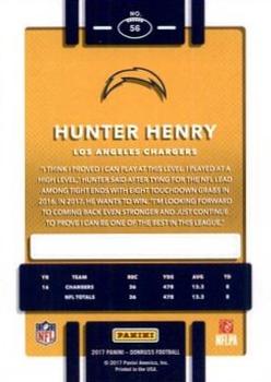 2017 Donruss - Press Proof Blue #56 Hunter Henry Back