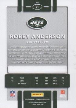 2017 Donruss - Press Proof Blue #71 Robby Anderson Back