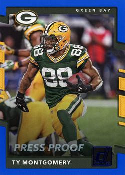 2017 Donruss - Press Proof Blue #72 Ty Montgomery Front
