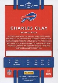 2017 Donruss - Press Proof Blue #148 Charles Clay Back