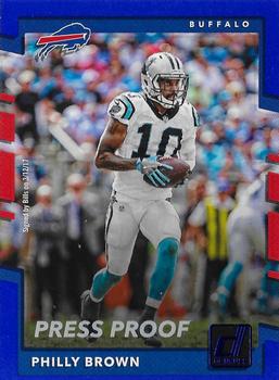 2017 Donruss - Press Proof Blue #275 Philly Brown Front