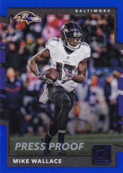 2017 Donruss - Press Proof Blue #286 Mike Wallace Front