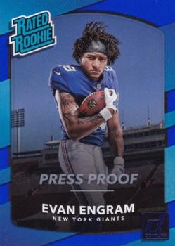 2017 Donruss - Press Proof Blue #330 Evan Engram Front