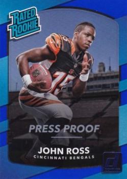 2017 Donruss - Press Proof Blue #344 John Ross Front