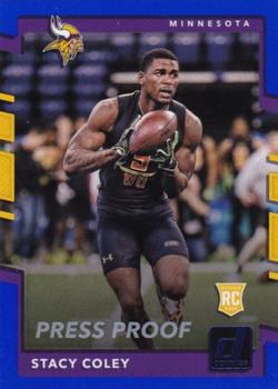 2017 Donruss - Press Proof Blue #377 Stacy Coley Front