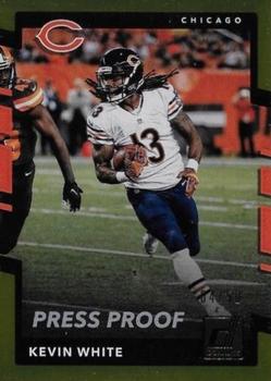 2017 Donruss - Press Proof Gold #132 Kevin White Front