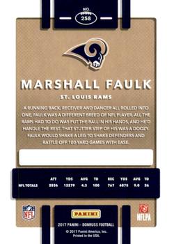 2017 Donruss - Press Proof Gold #258 Marshall Faulk Back