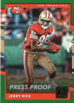 2017 Donruss - Press Proof Green #272 Jerry Rice Front