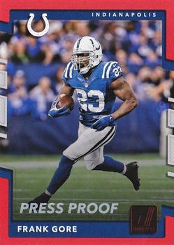 2017 Donruss - Press Proof Red #40 Frank Gore Front