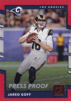 2017 Donruss - Press Proof Red #45 Jared Goff Front